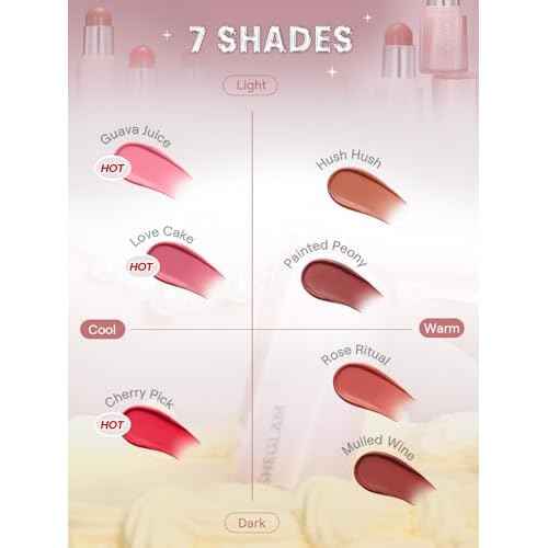 SHEGLAM Buttery Bliss Blush Stick Cream Milk Makeup Blush-Painted Peony