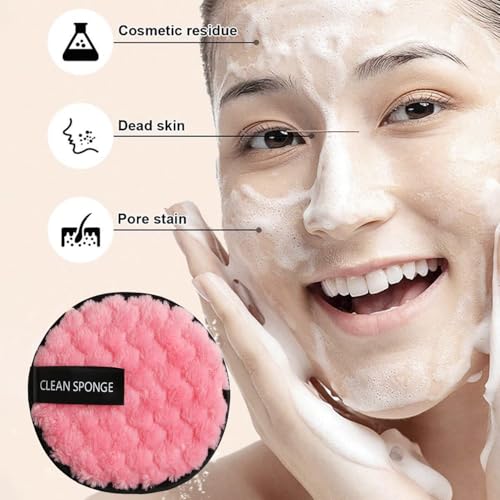 Fkincare Face Wash Spa Headband and Wristband Set Makeup Sponge Pieces Powder Puff Face Soft Triangle Makeup Puff Women and Teen Girl Gifts Trendy Stuff