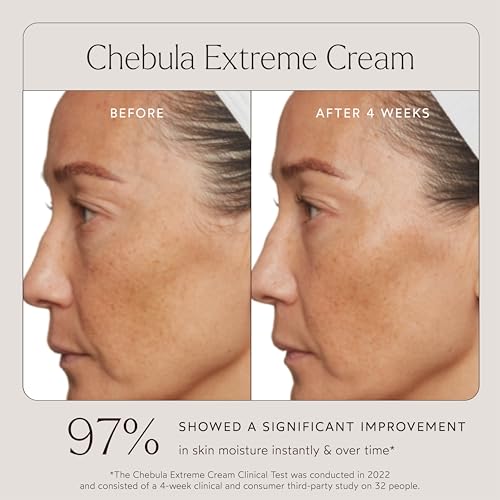 True Botanicals Chebula Extreme Cream | Anti-Aging Moisturizer w/Hyaluronic Acid | Treats Fine Lines & Wrinkles | Dry & Sensitive Skin | Dermatologist Tested, All Natural, Vegan | 1.7 oz | 50 ml