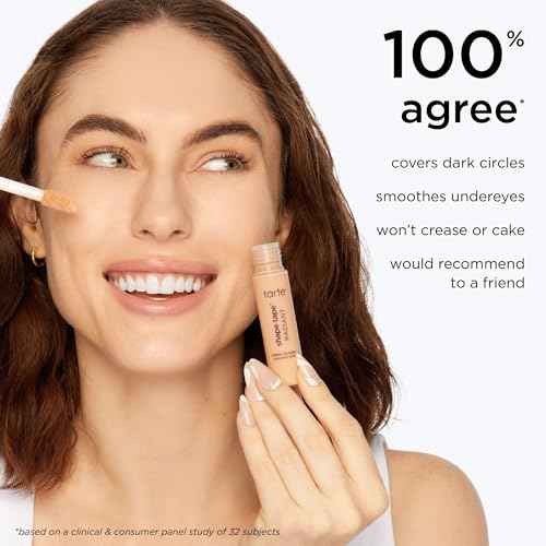 tarte shape tape radiant concealer ? Medium-Coverage, Radiant Finish for Under Eye Concealer for Dark Circles, Fine Lines, Redness & Discoloration, Hydrating, Vegan, Cruelty Free