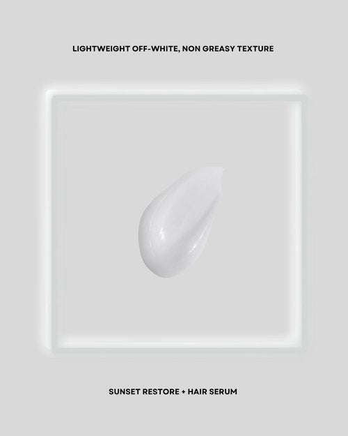 Aster Beauty Night Hair Serum for Split Ends & Frizz Sunset Restore + Hair Serum | Leave-In Overnight Repair with Niacinamide & Protein | Strengthens, Smooths & Hydrates (3.4 oz)