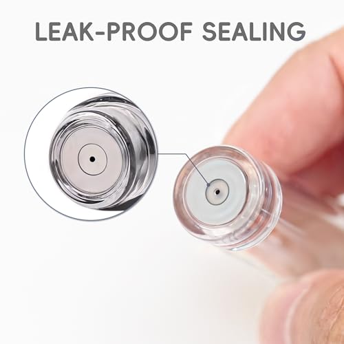 5ml Perfume Spray Bottle, AG00CQ Leather Refillable Dispenser Bottom Fill Fragrance Scent Container, Portable and Leak-proof Suitable for Traveling & Outgoing (Egypt Print Black)