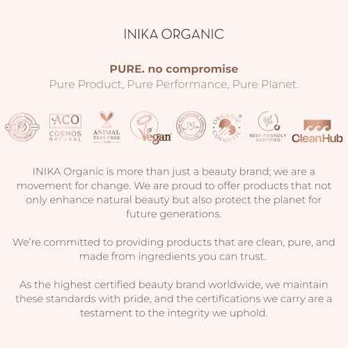 INIKA Organic BB Cream Foundation - Vegan Makeup with Hydrating Prickly Pear, Jojoba, and Pomegranate Seed Oil - Lightweight Glow for Balanced Skin Tone, Beige, 1 fl oz