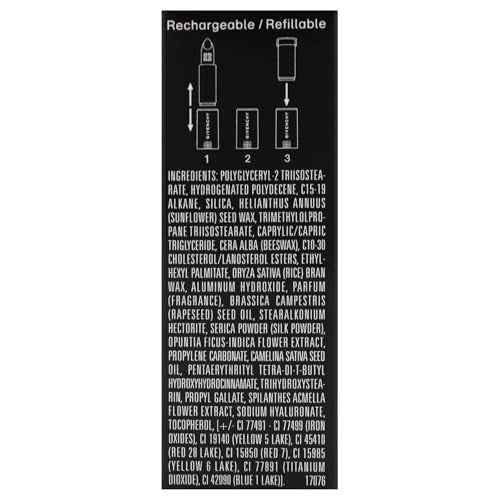 Givenchy Le Rouge Interdit Intense Silk Lipstick - 338 Rouge Vigne for Women - 0.11 oz Lipstick (Refillable)