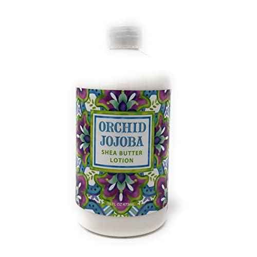 Greenwich Bay Trading Co. Shea Butter Lotion, 16 Ounce, Orchid Jojoba