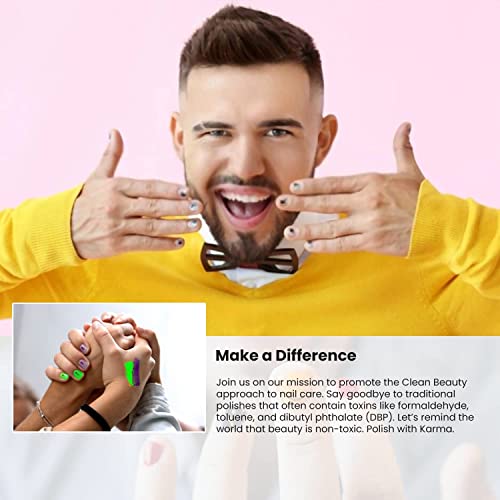 Karma Organic Deep Nutrition Nails Strengthener Non-Toxic Nail Treatment Vegan Cruelty-Free Design for Men's (Deep Nutrition for Nails)