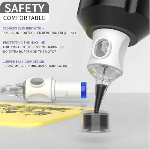 POSEIDON Professional Tattoo Cartridges Needles 50-Pack, Assorted Sizes Round Liner Shader Magnum, 3RL/5RL/7RL/9RL/9RM/11RM/15RM/7M1(#10), 5RS/9RS(#12), Disposable Needles with Membrane, Universal Fit