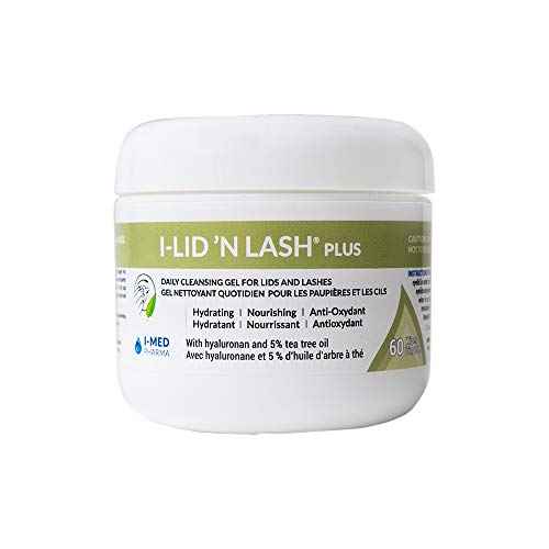 I-Lid 'N Lash | Daily Cleansing Gel for Lids and Lashes (60 Wipes) (I-Lid 'N Lash Plus)