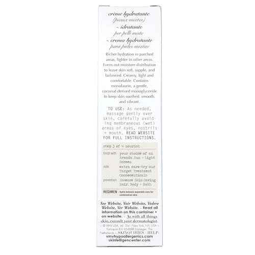 VMV Hypoallergenics Superskin Hydra Balance Smart Moisturiser for Combination Skin, 4 Fluid Ounce