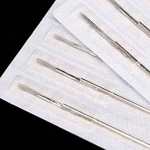 50PCS Disposable 14RL Stainless Steel Tattoo Needles Round Liner for Tattoo Machine Supplies