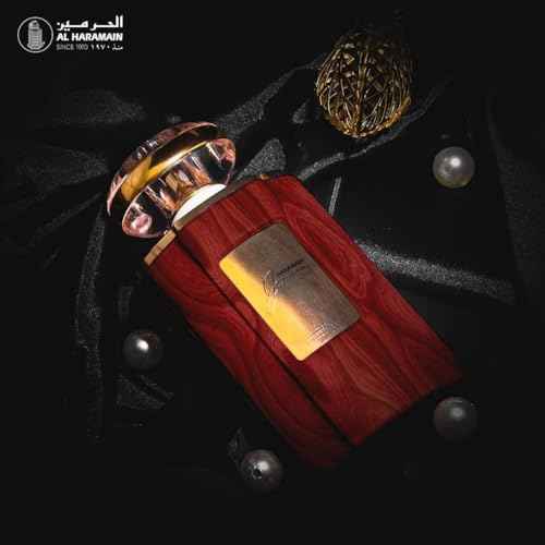 Al Haramain Junoon Oud for Unisex Arabian Perfume for Women & Men - Long Lasting Floral Woody Musk Fragrance with Grapefruit, Musk, Jasmine,Patchouli - Arabic Cologne - Eau de Parfum - 2.5oz EDP Spray