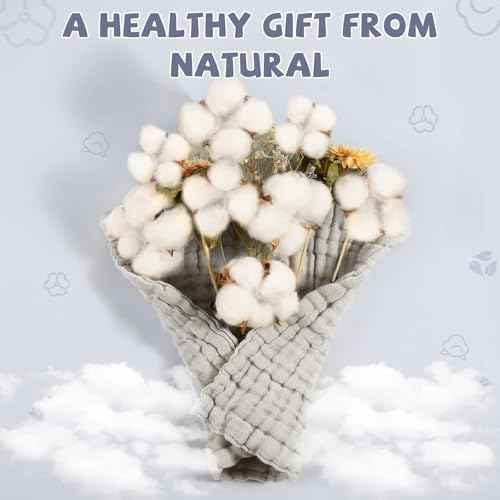 Cotton washcloths, face Cleaning Cloths,Bath Small Towels,6 Pack, 12x12 Inches