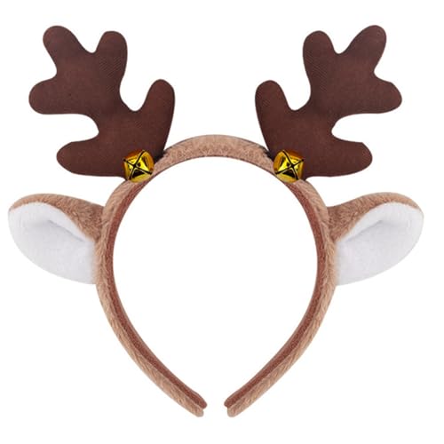 Mltao Reindeer Antlers Deer Ears Headband Cute Christmas Hair Accessories