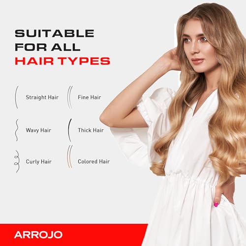 ARROJO Shine Luxe Cleansing Shampoo ? Cruelty-Free, Paraben-Free Sulfate-Free Hair Wash with Macadamia & Grape Seed ? Gentle Clarifying Shampoo for Women & Men