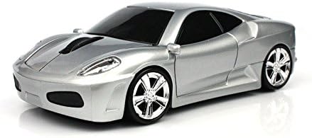 2.4Ghz Wireless Car Shape Mouse 3D Optical Gaming Mice USB Mini Receiver for PC Laptop Computer