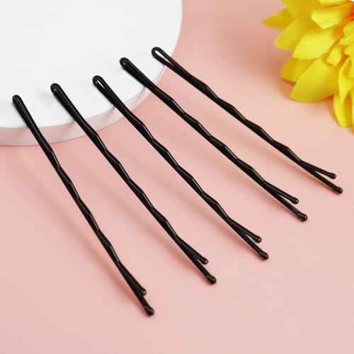 240PCS Large Bobby Pins Black Jumbo Bobby pins Black Long Hair Pins Clips for Women Girls with Box for Women Girls, 2.76 Inch/7cm