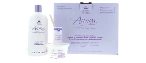 Avlon Affirm Moisture Plus Conditioning Relaxer Kit for Dry Hair & Sensitive Scalp Formula - 20 sing