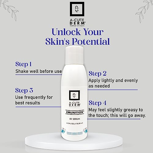 A-Cute Derm Emunition¢ç E2 Serum Hydrator Helps The Loss of Moisture in The Skin (4 oz)