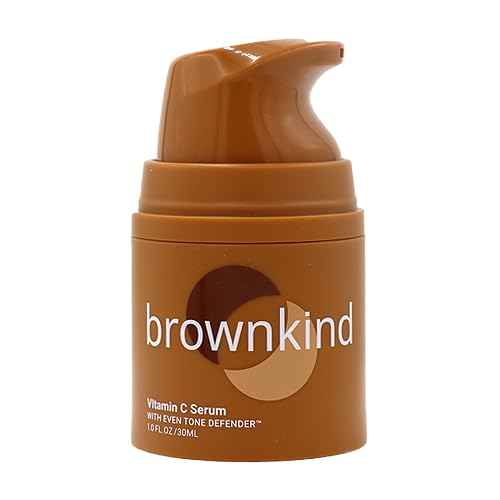 brownkind Vitamin C Serum – Lightweight, Fast-Absorbing Formula for Melanin-Rich Skin, Enhances Radiance, Dermatologist-Designed, 30ml
