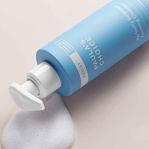Paula's Choice RESIST Perfectly Balanced Foaming Facial Cleanser, Face Cleanser with Hyaluronic Acid & Aloe, Anti-Aging Face Wash, Large Pores & Oily Skin, Fragrance-Free, 6.4 Fl Oz