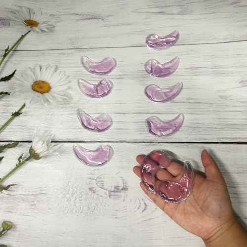 Eye Pad, Eye Mask - Reusable Gel Ice Packs for Migraine Relief & Puffy Eyes, Orthopedic Cold Therapy with Silky CoverGel, Hot Cold Ice Packs (10)