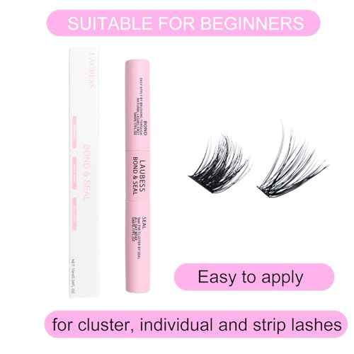 Lash Bond and Seal Mascara for Long Lasting Waterproof Eyelash Extensions - 5ml+5ml
