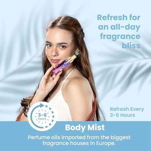 So...? Escapes Body Mist Set - Perfumes for Women - Everyday Body Spray for Women - Vegan, Cruelty Free Fragrances - Travel Size Gift Set - 4 pcs
