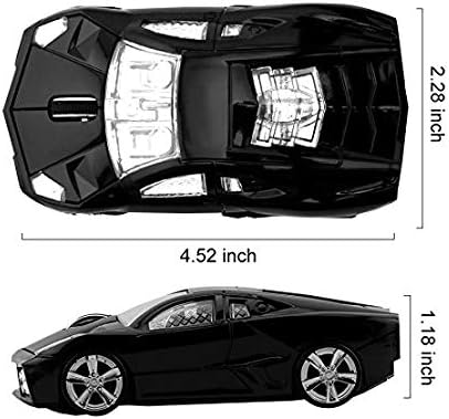 2.4Ghz Wireless Car Shape Mouse 3D Optical Gaming Mice USB Mini Receiver for PC Laptop Computer