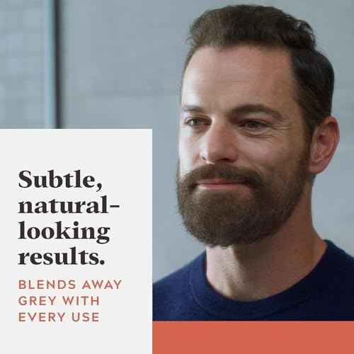 Just for Men Control GX Grey Reducing Beard Wash Shampoo with Keratin, Gradually Colors Mustache and Beard, Leaves Facial Hair Thicker Softer and Fuller, 4 Fl Oz - Pack of 1 (Packaging May Vary)