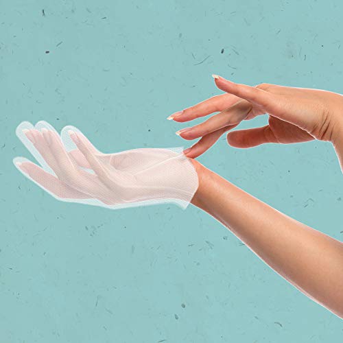 Nu-Pore Moisturizing Gloves – Hand Mask for Dry Hands and Moisturizer with Jojoba Oil and Aloe Vera to Help Repair and Soothe Extra Dry Skin, Paraben & Latex Free (24 Pack)