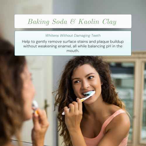 OraWellness Shine Remineralizing Tooth Powder with Hydroxyapatite, Made in The USA, Fluoride Free Tooth Repair, Natural Teeth Whitening Powder, Teeth Polish & Stain Remover, Mint