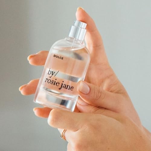 By Rosie Jane Eau De Parfum Spray (Dulce) - Clean Perfume for Women - Non-Toxic Body Mist with Notes of Creamy Vanilla, Brown Sugar & Warm Hinoki Wood - Paraben, Sulfate & Phthalate Free (50ml)