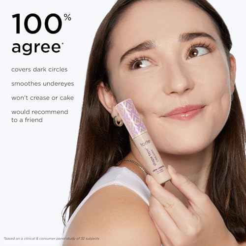 tarte shape tape creamy concealer ? Full-Coverage, Hydrating, Natural Matte Finish Formula for Under Eye, Dark Circles, Fine Lines, Redness, Dermatologist-Tested, Vegan, Cruelty-Free