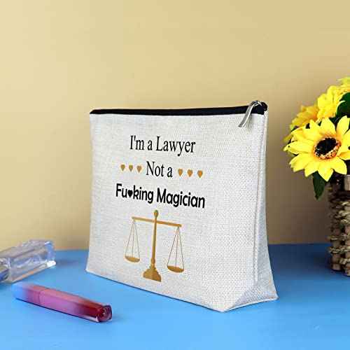 Lawyer Gifts for Women Funny Law Cosmetic Bag Law School Graduation Gift Future Lawyer Gift Makeup Bag Law Student Gifts Birthday Christmas Thanksgiving Gift for Lawyer Law Practitioner Travel Pouch