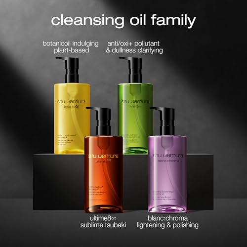 shu uemura AntiOxi+ Clarifying Cleansing Oil, Makeup Remover and Facial Cleanser to Combat Dullness and Impurities