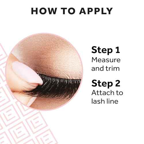 Eylure Pre-Glued Wispy Light Texture Eyelashes, No.117, Twin Pack