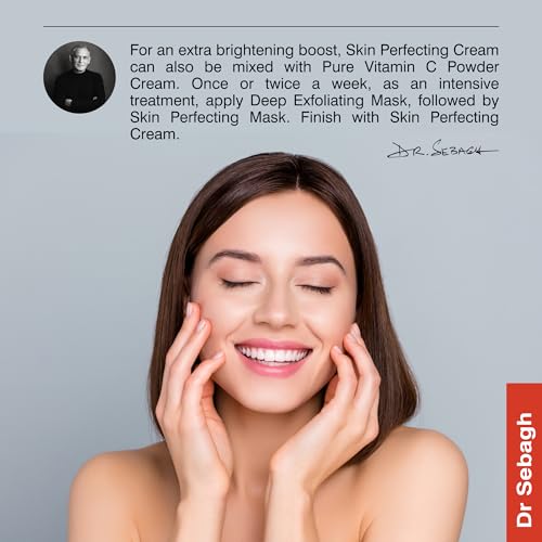 Dr Sebagh Skin Perfecting Cream (1.7 fl oz) - Lightweight Water-Based Moisturizer for Oily Skin - Non Comedogenic Face Moisturizer - Mattifying Hydrating Face Cream with Vitamin B5 & Glycerin
