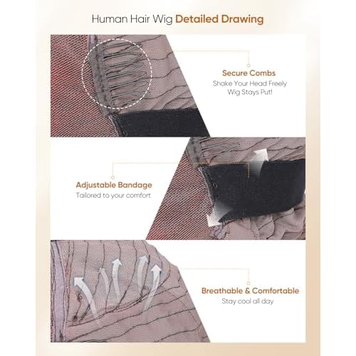 Ginger Orange Body Wave HD Lace Frontal Wigs Human Hair£¬200% Density 350# 13X4 Lace Front Wigs Human Hair Pre Plucked for Women 18inch