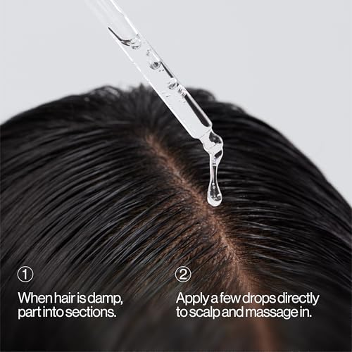 Eva NYC Hydrating Scalp Treatment Serum - Hyaluronic Acid + Glycolic Acid - Lightweight, Fast Absorbing - Reduce Dryness + Restore - For Dry Scalp - Jasmine Scent -Travel Size 2 fl oz