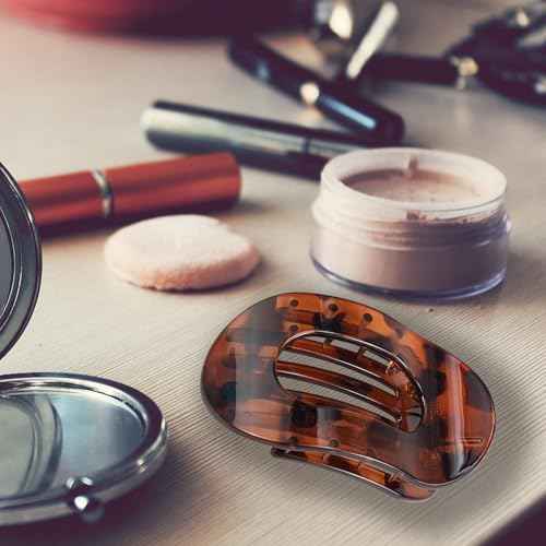 Flat Hair Claw Clips for Women and Girls Thick Thin Hair, Large Non Slip Jaw Clips Strong Hold Lay Flat Claw Grips Hair Styling Accessories