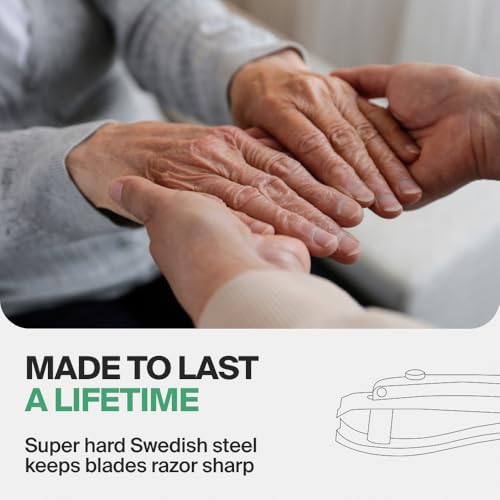 GERMANIKURE Nail Clippers Set in Gray Leather Case ? Ethically Made in Solingen Germany, FINOX Stainless Steel Tools ? Professional Quality Manicure & Pedicure Kit