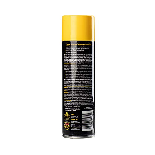 Meguiar's Ultimate Black Plastic Restorer - Restore Faded Exterior Trim, Add Shine and Protect Exterior Trim with Durability and UV Protection - Makes Trim and Plastic Look Like New, 10 Oz Aerosol