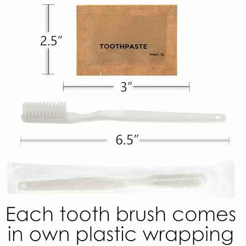 Moda West 24 Hygiene Kits - Bulk Case of Wholesale Basic Toiletry Kits for Men, Women, Travel, Charity - 12 Piece Kit, Unisex, Compact, Convenient Personal Use, Travel, Gym, Bathroom and Donations