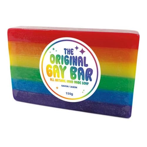 GAMAGO Gay Bar All Natural Hand Made Soap - Novelty Fun Gift for Friends & Family - A Bar Made With Pride - 100% Natural Glycerin Bar Soap