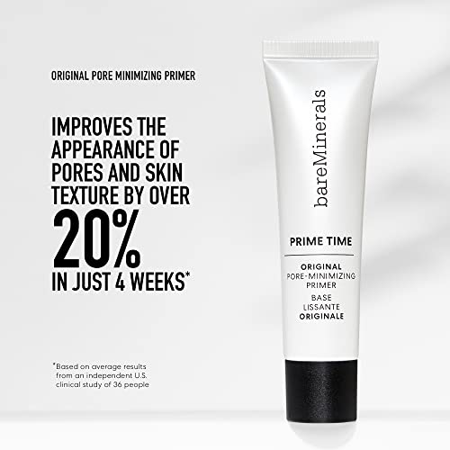 bareMinerals Original Get Started Kit Mini, 4 Piece Mineral Makeup Includes Original Loose Foundation, Face Primer, Setting Powder, Brush, Must-Have Kit, Travel Size, Vegan