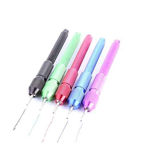 EXCEART Tattoo Pen Set - 20Pcs Light Green Holder with Purple Refill Precision Marking and Stencil Tool for Tattoo Artists