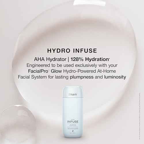 Shark FacialPro Glow at-Home Hydro-Powered Facial System with DePuffi Hot & Cold Therapy ? Professional Spa Skincare Device for Pore Cleansing, Hydration, & Radiant Glow, Lilac, FH320PL
