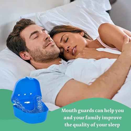 Mouth Guard for Clenching Teeth at Night, 4 Pack Night Guards for Teeth Grinding, Reusable Teeth Grinding Mouth Guard, Mouthguards for Grinding of Teeth