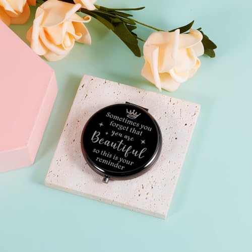 STVK Halloween Boo Basket Stuffers for Women, Gifts for College Girls, Inspirational Makeup Compact Mirror for Girls, Anxiety Relief Items, Birthday Gifts for Daughter, 7th 8th Grade School Supplies