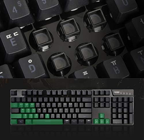 ABKO KM350 Desktop Keyboard & Mouse Gaming Combo Rainbow LED, 19 Key Anti-Ghosting, Max 3200 DPI English/Korean Type